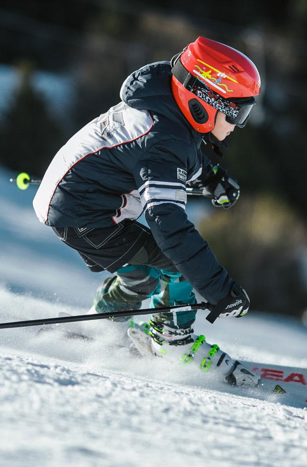 Barn på ski